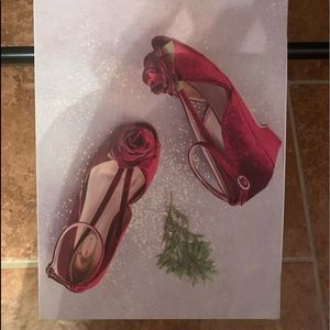 Joyfolie size6, shoes , cranberry color gently worn